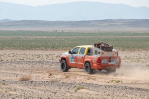 Through the desert, Copyright Dakar Press Team